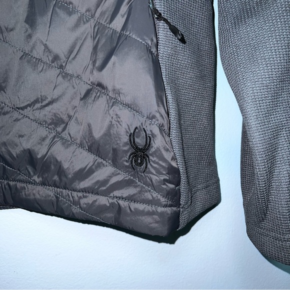 Grey Mineral Color Spyder Nova Front Zip Hybrid Jacket - Duplicate - Picture 8 of 16